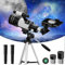 Bellanny Teleskope, Teleskop Astronomie Erwachsene, 70mm Öffnung 300mm Refraktor Teleskop für Kinder und Einsteiger mit Stativ, Smartphone Adapter, zur Beobachtung Die Natur, Himmel, Mond, Planeten