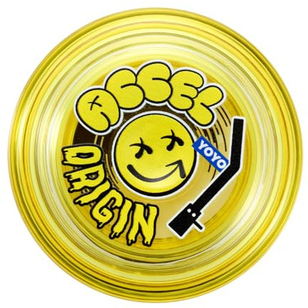 Bandai 60004 Accel Hyper Yo Gelb, Geschicklichkeitsspiel, Optimiertes JoJo für Kinder ab 8 Jahren, mit seinem Accel System testen Sie alle Tricks einfach und schnell