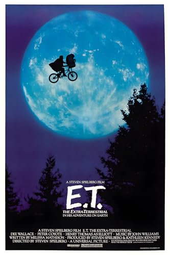 Love By Canvas E.T The Extra Terrestrial Filmposter, 250 g/m², glänzend, laminiert, A3