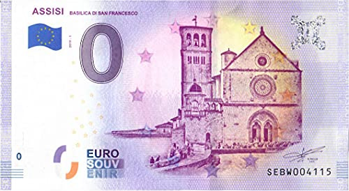 0 Euro Schein Assisi · Italien · Souvenir o Null € Souvenirschein