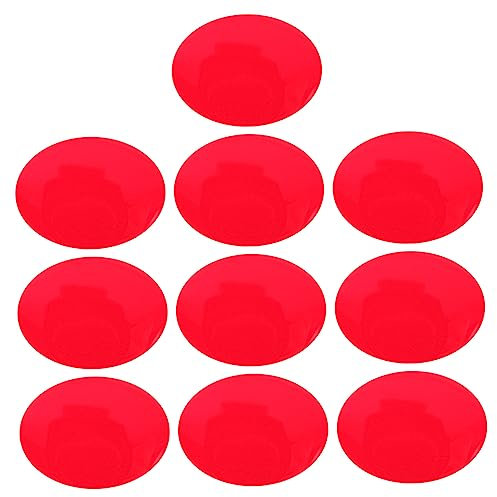 UKCOCO 10 Stück Farbfilmblätter Für Fotostudio Led Blitzlicht Farbkorrektur Farbfilter Rot 66mm Für Bühnenlicht Video Und Partybeleuchtung