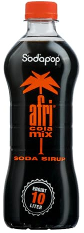Sodapop Sirup Afri Cola Mix Orange, 1 Flasche ergibt 10 L Getränk, 500 ml | karlorienarm, Getränkekonzentrat