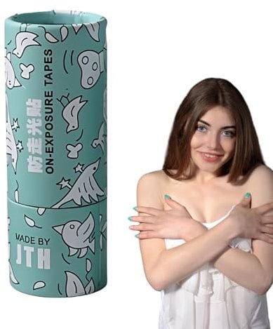 Double Sided Clothing Tape, Transparent Fashion Tape, Skin Adhesive Strips, Sweat Proof Dress Tape, Wardrobe Malfunction Tape, Body Tape for Clothes, Clothing Safety Strips