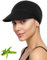 Becellen Casquette Chimio Femme, Bambou Turban Chimio Noir Doux Foulard Respirante Réglable Chapeaux Souples Chimio Bonnet Ete pour Femmes
