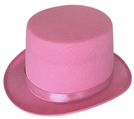 Fpbiagoq Britischer Hut für Erwachsene/Kinder, flach, für Karneval, Party, Abschlussball, Zauberer, Karneval, Filzhut
