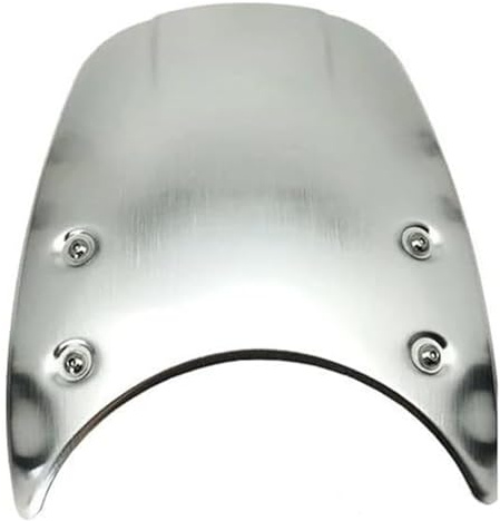 deflektor windschutzscheibe Motorrad Aluminium Windschutzscheibe 39 Mm-41 Mm Für Indian Scout 2015–2020 Sixty/Scout Bobber(Silver)