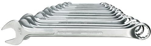 Gedore 1B Ring-Maulschlüssel Satz CrV-Stahl, 14-teilig 5/16 → 1,1/4 Zoll