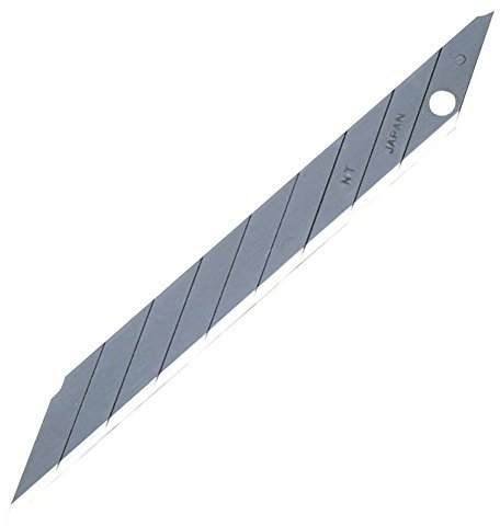 NT CUTTER Lames de précision de 9 mm, lames à 30 degrés, 100 lames/paquet, 1 paquet, noir (BD-2000)
