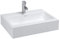 Laufen Living City Aufsatzwaschtisch, 1 Hahnloch mittig, mit Überlauf, 600x460,weiß - H8174340001041