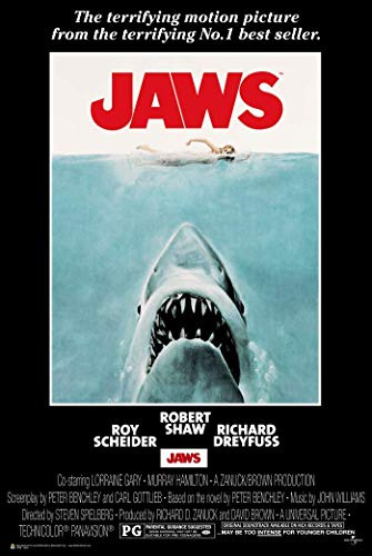 Jaws - Movie Poster - Officially Licensed - 24 x 36