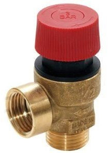 1/2 INCH Male Safety Pressure Relief Valve 1,5 BAR