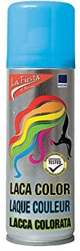 Color Haarspray für farbig buntes Haar - Hellblau - Color Farbspray zum Verkleiden & Schminken für Karneval, Fasching, Halloween & Motto-Party