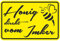 Schild Honig direkt vom Imker aus Aluminium-Verbundmaterial 3mm stark 30 x 45 cm