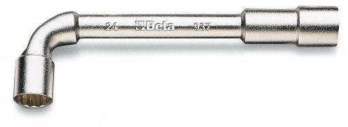 Beta 937K 7X7 - Clé à pipe débouchée chromée
