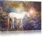 Pixxprint Einhorn, Größe: 80x60cm, Leinwandbild, fertig gespannt, Wandbild, Dekoration, Kunstdruck, kein Poster