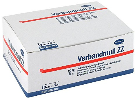 Verbandmull Hartmann 10 Cmx5 m Zickzack