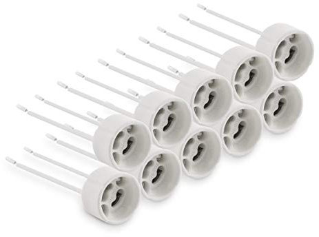 LUMILEDECO - LOT 20 DOUILLE GU10 POUR AMPOULE SPOT LED HALOGENE ECONOMIQUE. NORME CE. LIVRAISON RAPIDE EN SUIVI.
