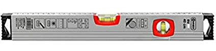 Connex COX735080 Wasserwaage 80 cm, Aluminium, Gefälleanzeige 2%