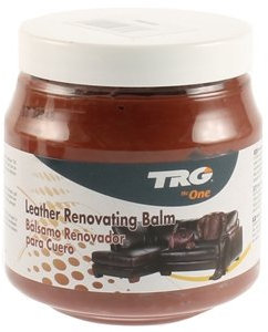 TRG Leather Renovating Balm - Suitable for Leather Car Interior, Leather Furniture, Jackets and bags 300ml (Various Colours Available) (Cognac)
