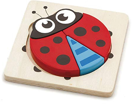 Viga Toys - Holzpuzzle - Marienkäfer