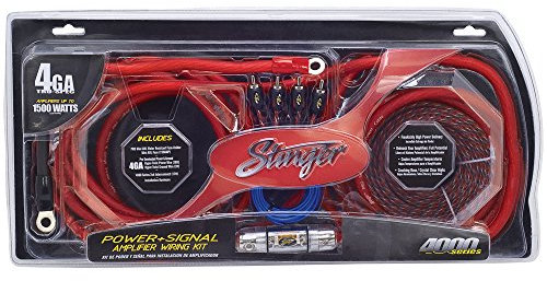 Stinger SK4641 Verstärker Anschluss-Set 4000 Serie 1500 Watt / 150A / 4 Gauge (25mm²)