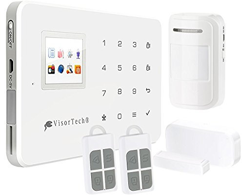 VisorTech Netzwerk Alarmanlage: WLAN-Alarmanlage XMD-5400.WiFi mit GSM-Handynetz- und Funk-Anbindung (Boot Alarmanlage, WLAN App, Wireless)