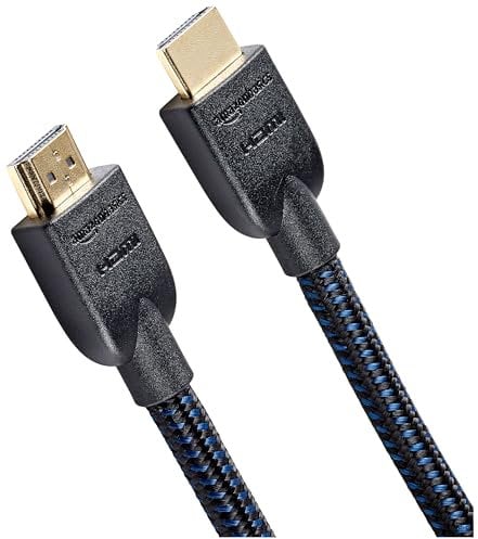 Amazon Basics Cavo HDMI a HDMI 2.0 intrecciato, 3 m, Nero