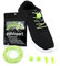gipfelsport Cordon Elastico Zapatillas - Cordones sin Atar | para niños y Adultos | Cordones Deportivos, Triatlon | 1x Par de Amarillo neón