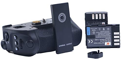 DSTE 2.4G Remote Control DMW-BGG9 DMW-BGG9GK Vertical Battery Grip with (2) DMW-BLF19 Batteries Compatible with Panasonic Lumix G9 DC-G9 Camera