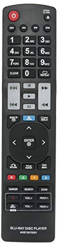 ALLIMITY AKB72975301 Ersetzte Fernbedienung für LG DVD Blu-Ray Player BD350 BD350V BD560 BD570 BD670 BD561-P BD590 BX580