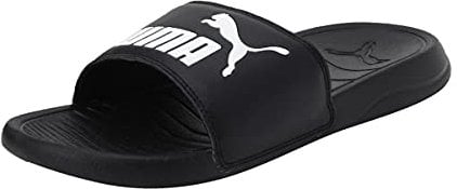 PUMA Garçon Popcat 20 Claquettes-homme, Puma Black Puma Black Puma White, 38 EU