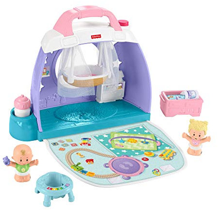 Fisher-Price Little People Coffret La Chambre des Bébés, Jouet pour bébé et Enfant de 18 Mois à 5 Ans, GKP70