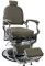 Barber Chair - OVALO - Herrenstuhl - Vintage Brown - Friseursessel Friseurstuhl Friseureinrichtung - Barber Shop - Novon Professional