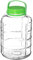 KADAX Grand Bocal de Fermentation en Verre, Récipient de Conservation avec Couvercle Hermétique, Idéal pour la Préparation de Cornichons et Choucroute (8 L)