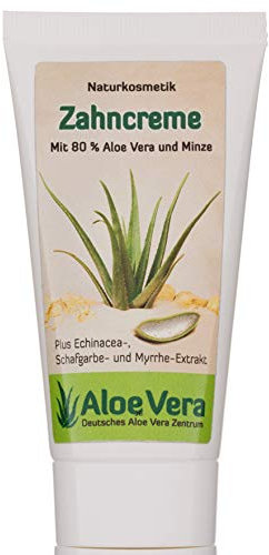 DR. KIM BEISEL Aloe Vera Zahncreme, Naturkosmetik mit 80% Aloe Vera und Minze (1 x 75 ml)