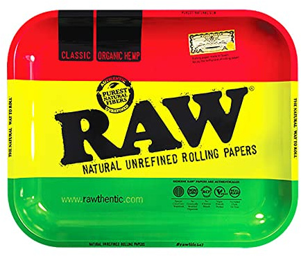 RAW Vassoio per Rollare Rasta in metallo