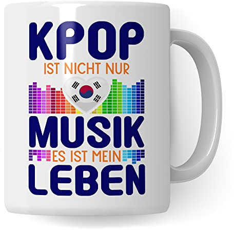 Kpop Taza – Taza de café con impresión K Pop de Corea del Sur, taza de cacao, idea de regalo