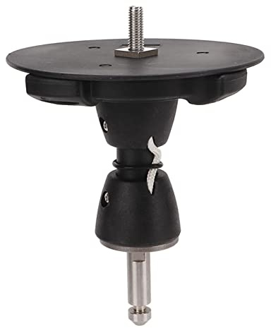 FOLOSAFENAR Base per Albero da Windsurf , Base per Albero da Surf Universale Portatile Nera a 360 ° per Lo Sport