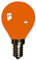 NCC-Licht 1 x LED Filament Leuchtmittel Tropfen 2W E14 farbig Orange 20lm