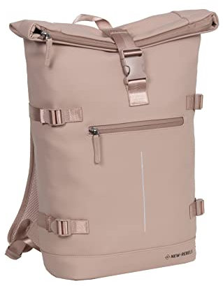 New Rebels Unisex 16l William Backpack - School Backpack Rolltop - Water repellent Backpack - High Quality Polyurethane Material - Comfortable and Stylish Design - Weatherproof Design