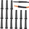 Cord Boot Protector 15pcs Cable Sleeve Hose Black Rubber Wire Protector Protective Film for Electric Drill Cable