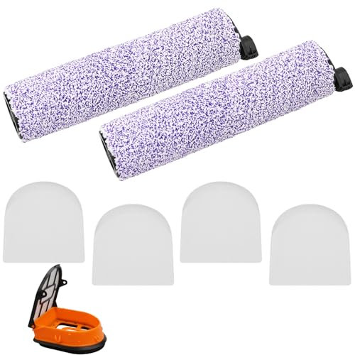 Kit de 2 cepillos y filtros para aspiradora Shark WD101 HydroVac XL 3 en 1, apto para aspiradora Shark AW302 WD201 WD100 WD200 WD101 HydroVac, pieza de repuesto WDFF1 WDB1