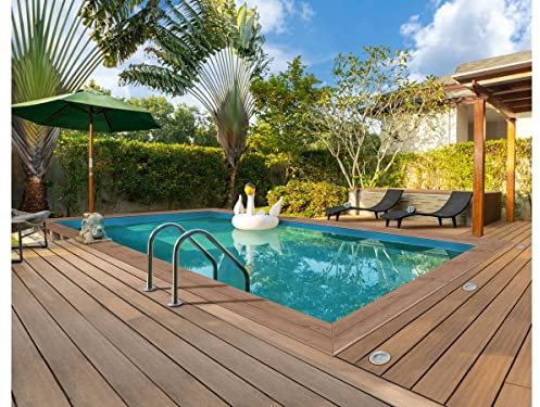 Habitat et Jardin Piscina de Madera Rectangular Panama - 6.20 x 4.10 x 1.45 m