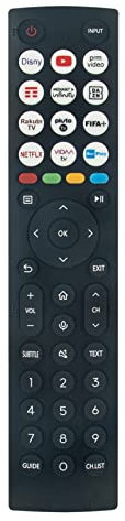 ALLIMITY ERF2N36 Remplacer la Télécommande adaptée à Hisense UHD Smart 4K TV 40A6K 50A6K 55A6K 65A6K 75A6K 43E63KT 50E63KT 55E63KT 58E63KT 65E63KT 75E63KT 85E63KT 55E63KT A6K E63KT