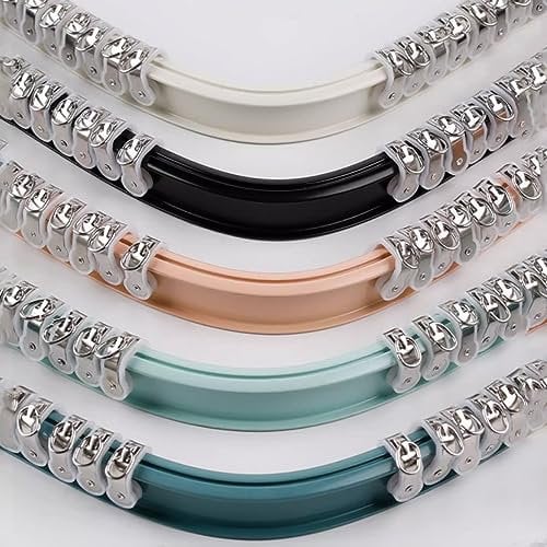 LIYI929GP Flexible Bendable Ceiling Curtain Track 3M 4M 6M, Heavy Duty Aluminum Curved Curtain Rails And Fittings For Bay Windows RV Room Divider, Strong Load Bearing, Not Easy To Break, Easy To Bend