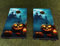 AdesiivoStudio Halloween Cornhole Wrap - Outdoor-Spiele für Erwachsene und Familie, Heimdekoration, Halloween-Partydekorationen, Partyspiele im Freien, Cornhole Zubehör für Cornhole Fans (CA483)