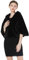 BEAUTELICATE Kunstpelz Bolero Schal Stola Pelz Cape Damen Braut Elfenbein Brautschal Brautjacke fur Hochzeit Winter Abend Festlich (Plus Size -Schwarz)