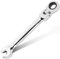 JOISIDE Llave Combinada de Carraca 13 mm Herramienta de llaves de Trinquete ángulo Ajustable de 180 °,72 Dientes, Acero al Cromo Vanadio