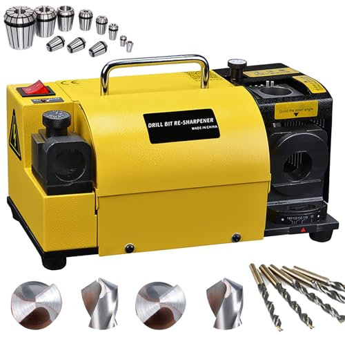 MFYDPP Bohrer-schleifschärfer, Elektrischer Bohrer-schärfer, Bohrer-schleifwerkzeug, Bohrer-schärfer Für Alle Bits, Schleifbereich 3–13 Mm(Size:CBN (für HSS))