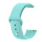 Correa Universal compatible 18mm silicona Smartwatch Reloj deportivo - Negro azul rojo amarillo gris rosa naranja morado blanco - Turquesa